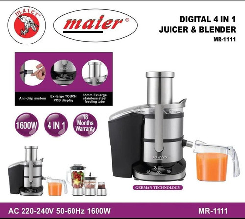 آبمیوه گیری 4کاره مایر مدل MR-1111
