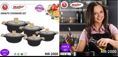 سرویس قابلمه 10 پارچه گرانیتی مایر مدل MR-2000